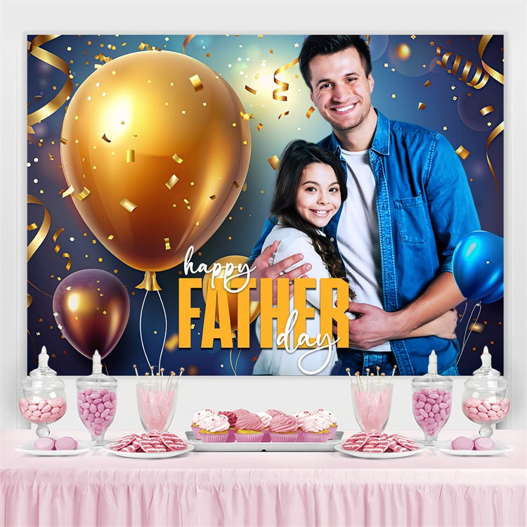 Backdrops For Fathers Day Colorful Balloon Party Customized Backdrop LXX5-31