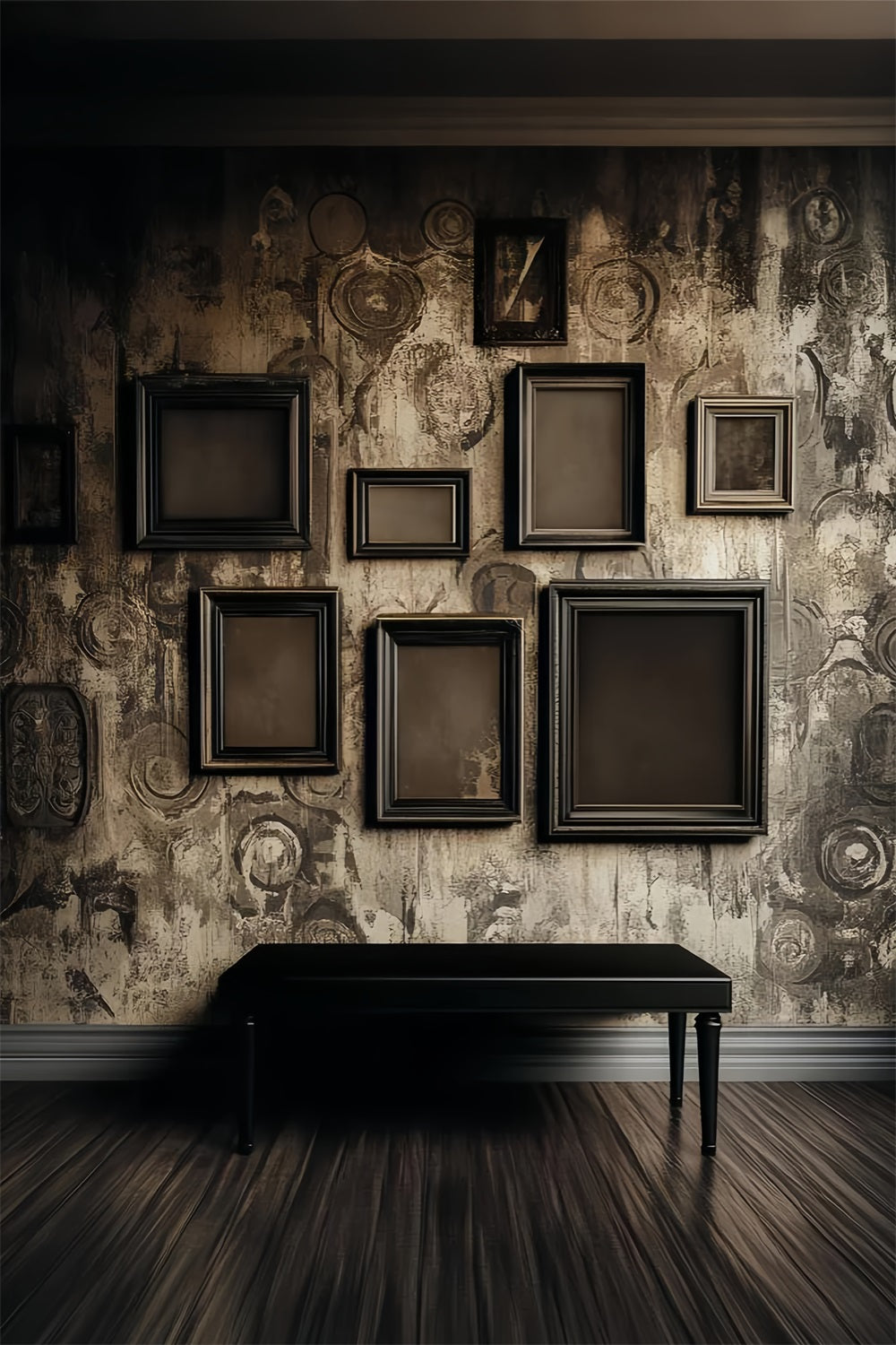 Victorian Backdrop Antique Frame Wall Gallery Victorian Photo Backdrop LXX510-128