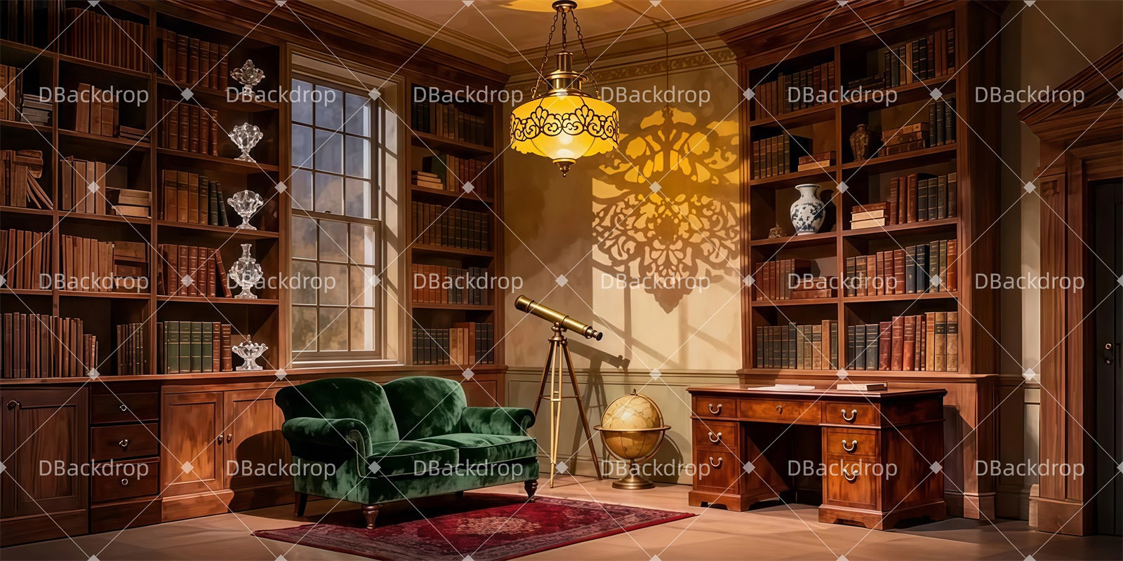 Theater Backdrops Higgins’ Study Professional Stage Backdrops LXX511-T14