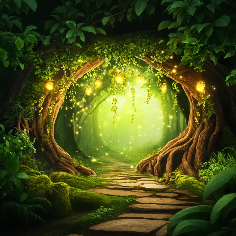 Enchanted Forest Backdrops Firefly Magic Arch Backdrop LXX57-138