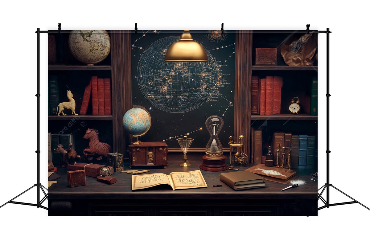 Back To School Backdrops Celestial Study Chamber Backdrop LXX57-19
