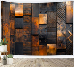 Vintage Photo Backdrops Burnished Metal Panel Backdrop LXX57-196