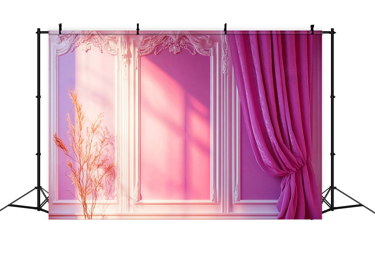 Rococo Backdrop Pastel Palace Vintage Wall Backdrop LXX57-202