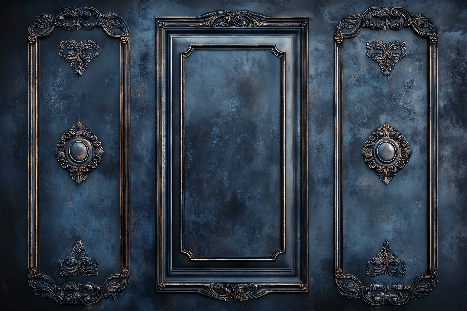 Baroque Backdrops Ornate Panel Elegance Vintage Backdrops LXX57-206