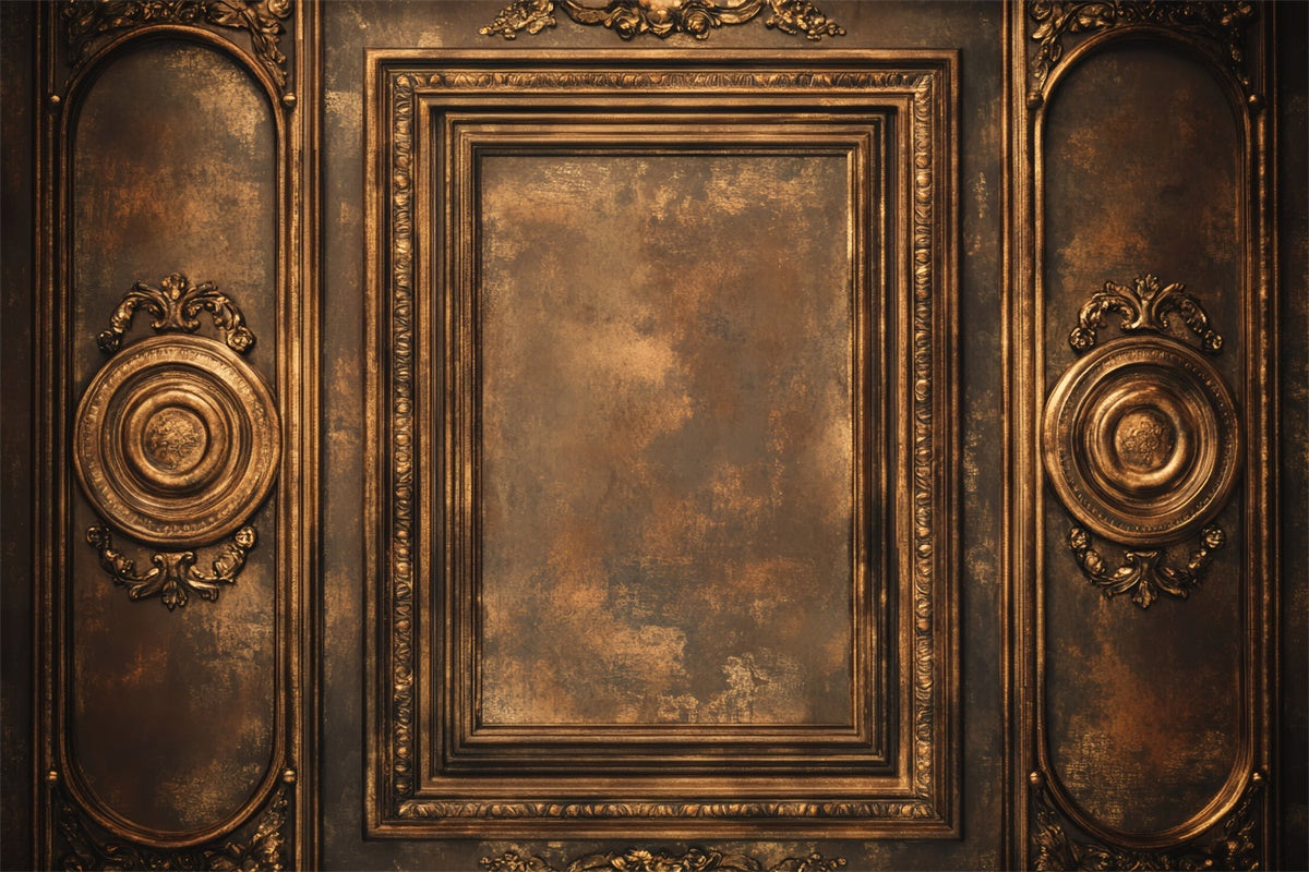 Backdrop For Portraits Baroque Ornate Panel Backdrop LXX57-249