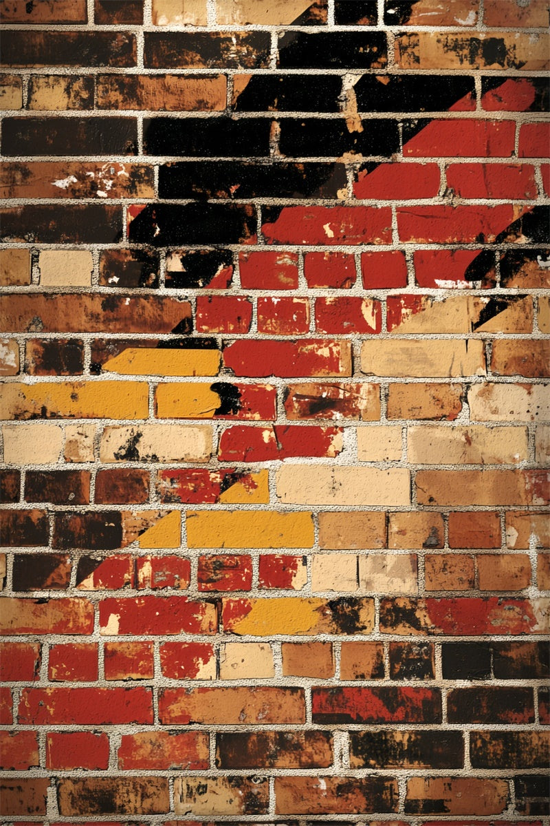 Portrait Backdrop Graffiti Brick Wall Grunge Backdrop LXX57-264