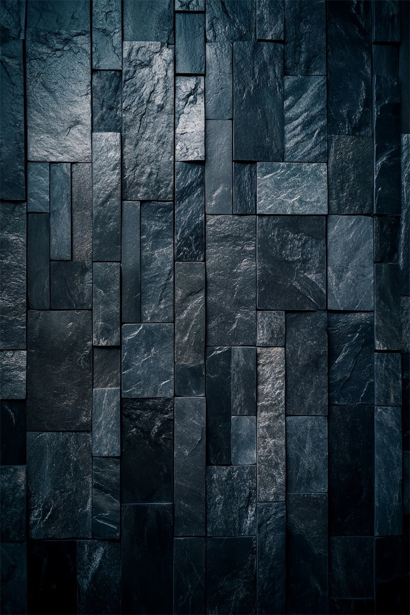 Backdrop Portrait Matte Stone Tile Wall Dark Backdrop LXX57-270