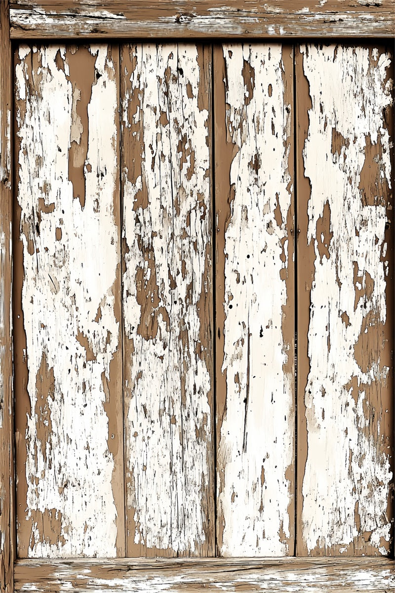 Rustic Wood Backdrop Shabby Peeling Paint Backdrop LXX57-308
