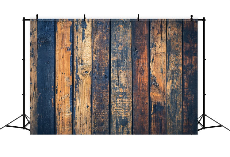 Wood Photography Backdrop Faded Indigo Grain Backdrop LXX57-316