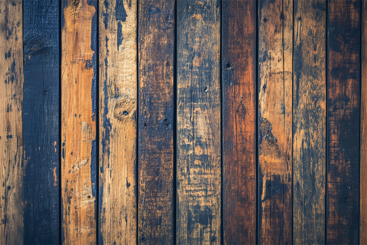 Wood Photography Backdrop Faded Indigo Grain Backdrop LXX57-316