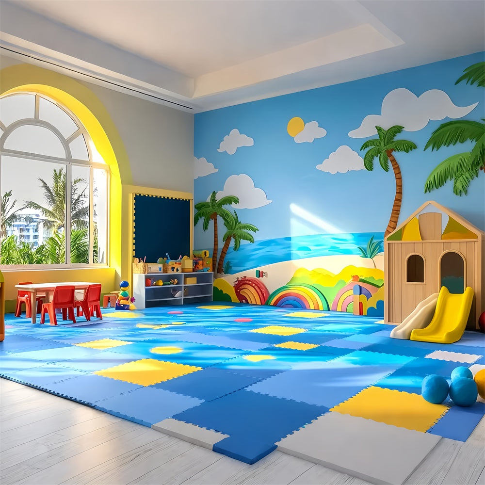 Classroom Backdrops Summer Dreams Learning Backdrop LXX57-35