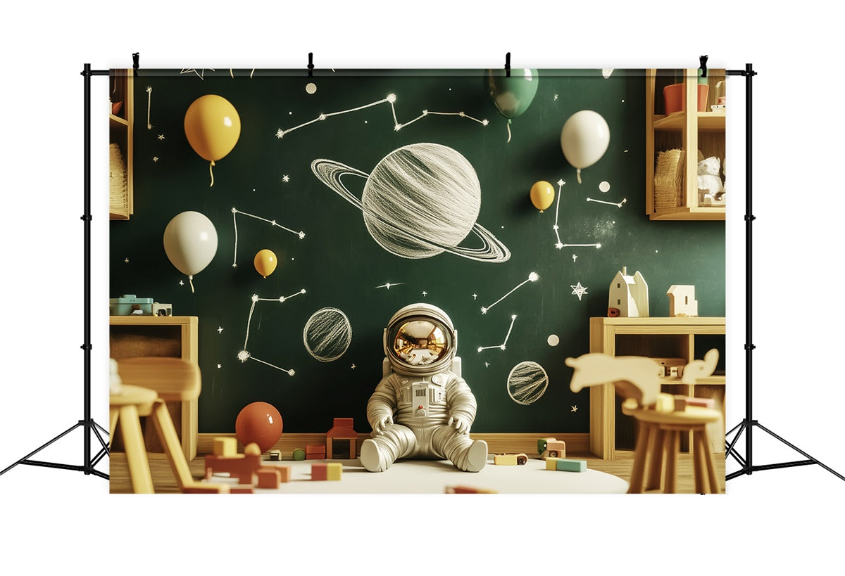 Back To School Photo Backdrop Galaxy Explorer Backdrop LXX57-40