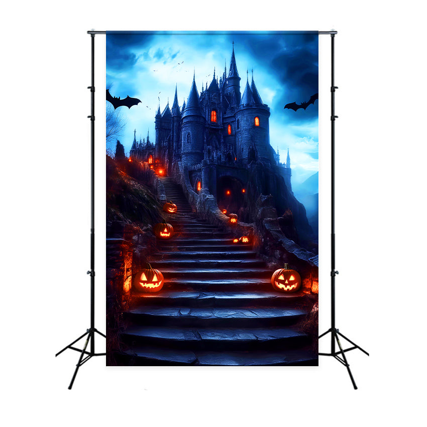 Spooky Halloween Backdrop Twilight Curse Castle Backdrop LXX57-62