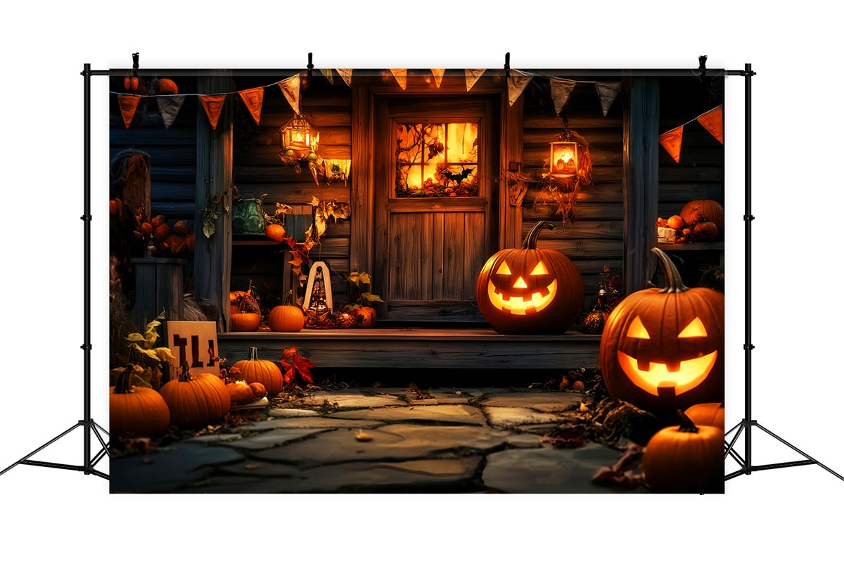 Halloween Picture Backdrop Harvest Haunt Doorway Backdrop LXX57-78