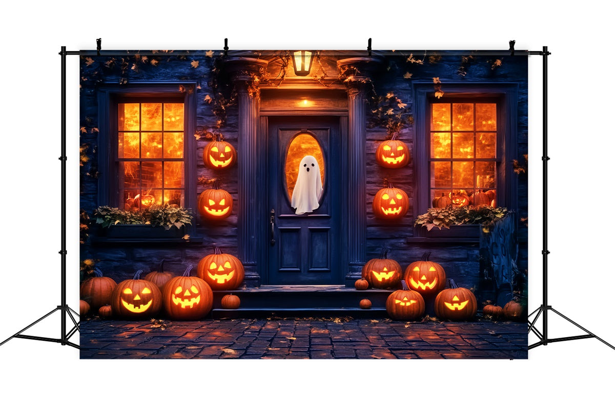 Haunted House Backdrop Fright Night Porch Backdrop LXX57-94