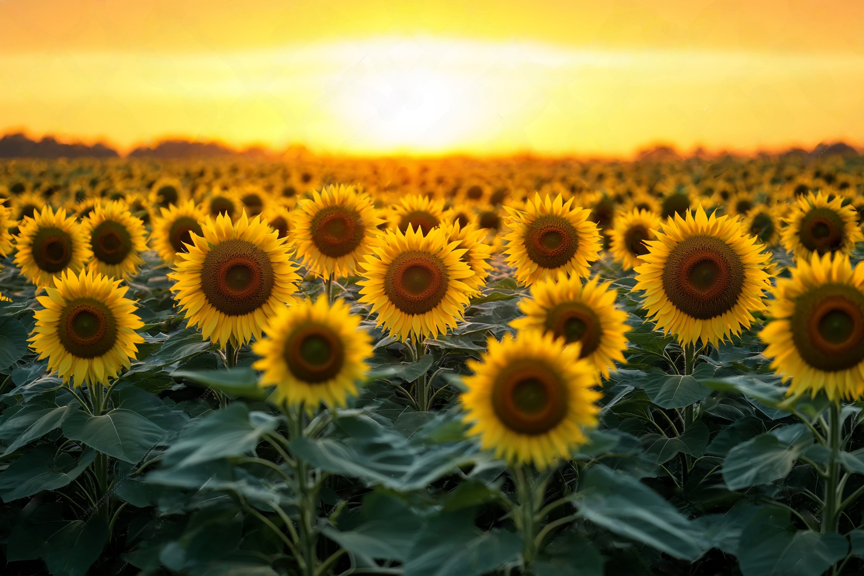 Fall Photo Backdrops Golden Sunflower Bloom Field Sunflower Backdrop LXX58-162