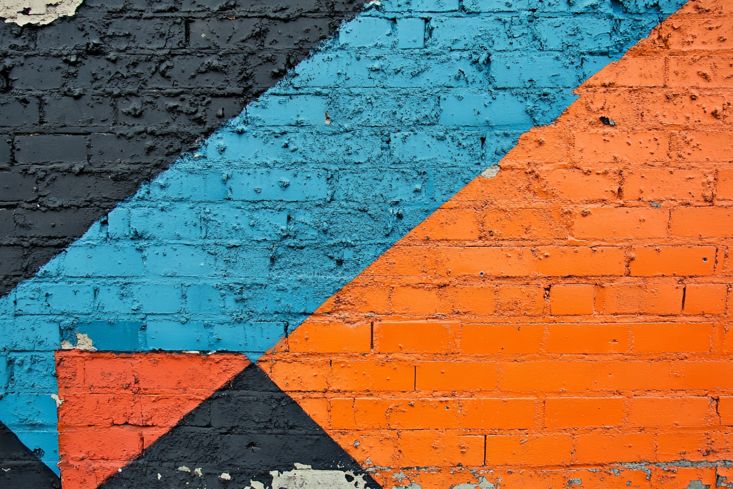 Graffiti Wall Abstract Geometric Blocks Graffiti Photography Backdrop LXX58-268