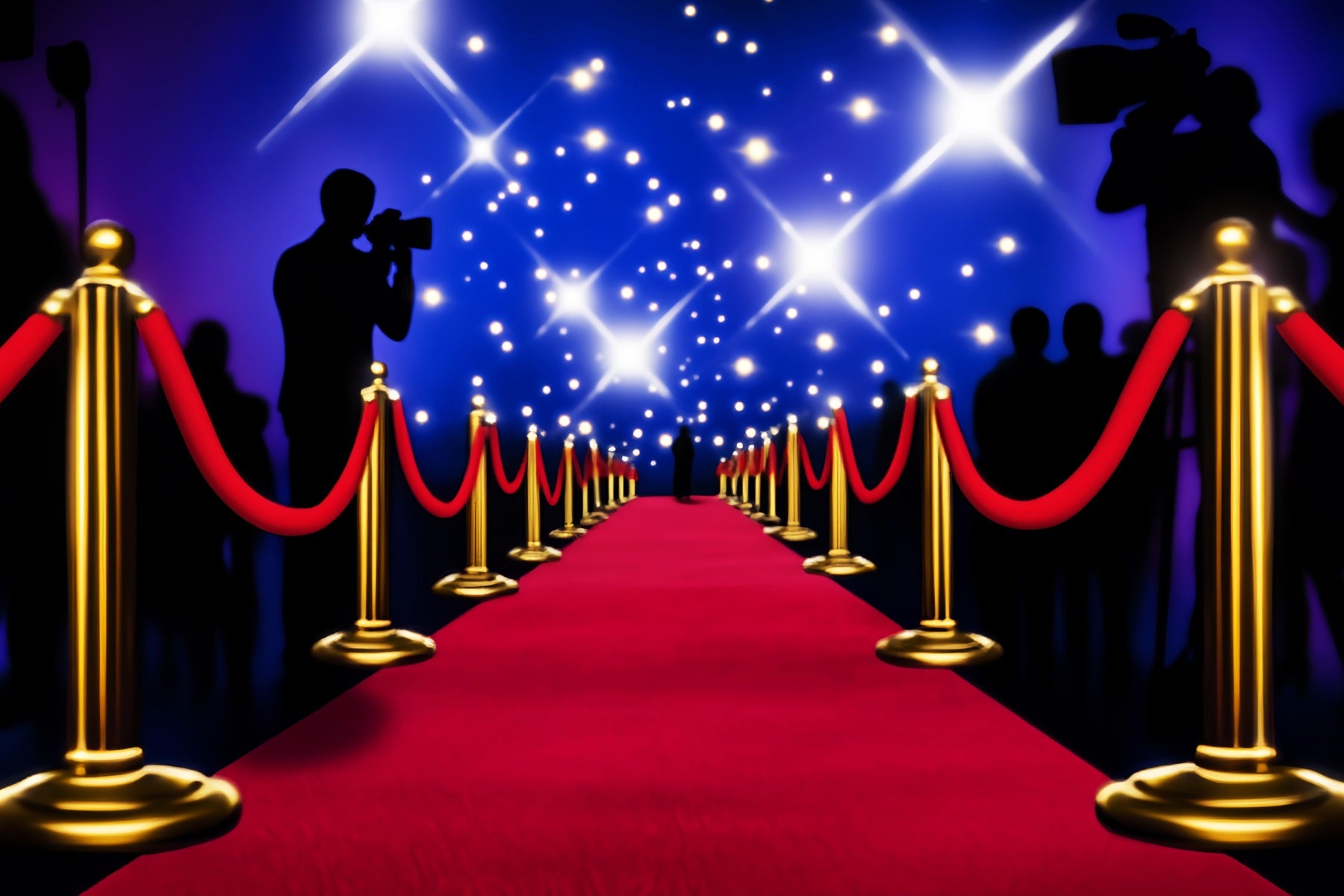 Paparazzi Backdrop Hollywood Night Red Carpet Photo Backdrop LXX58-324