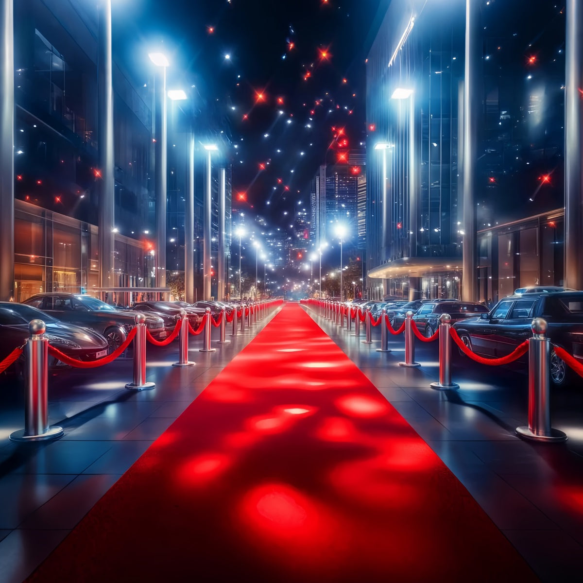 Paparazzi Backdrop Downtown Luxury Entrance Red Carpet Backdrops LXX58-327