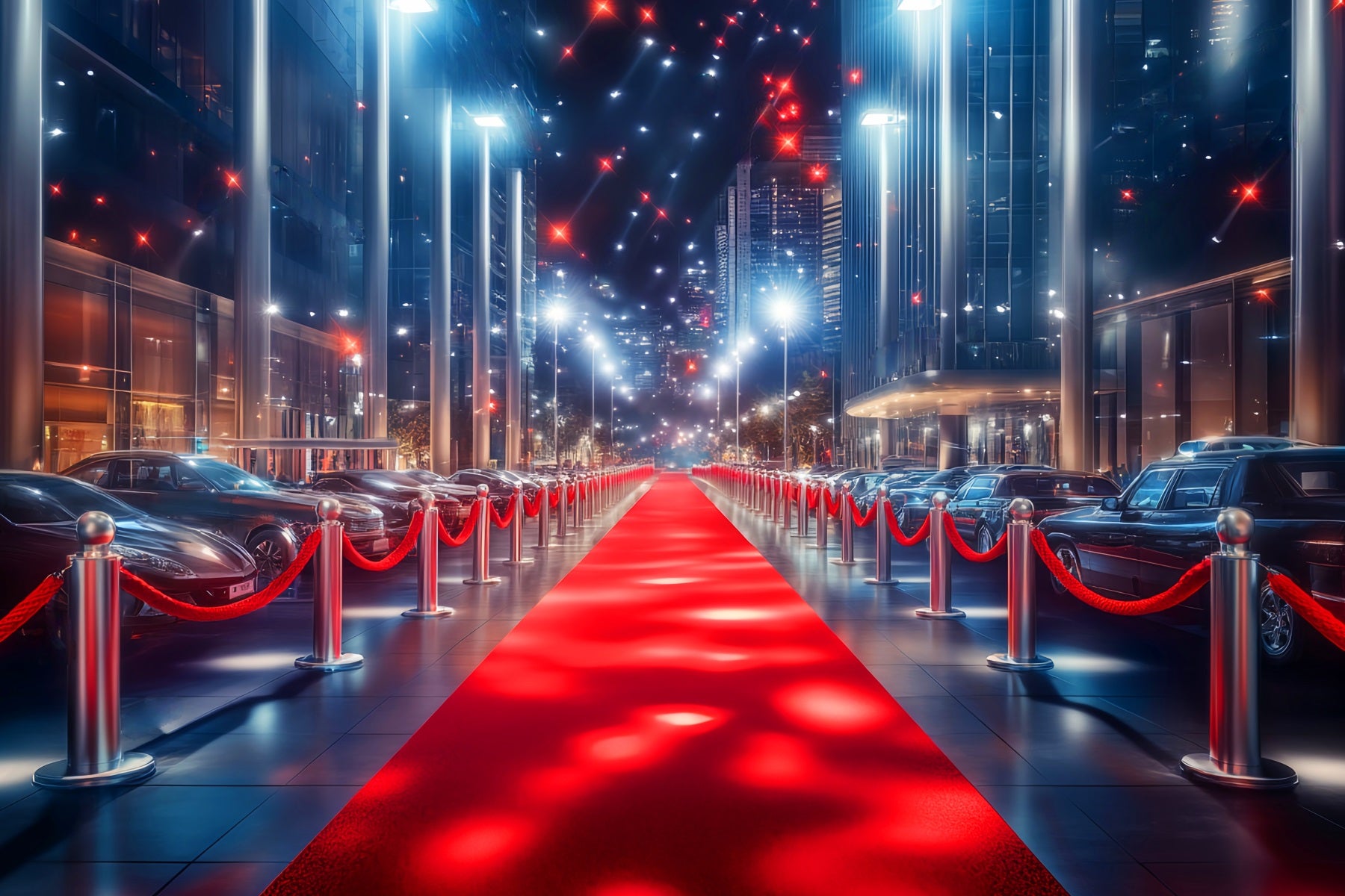 Paparazzi Backdrop Downtown Luxury Entrance Red Carpet Backdrops LXX58-327