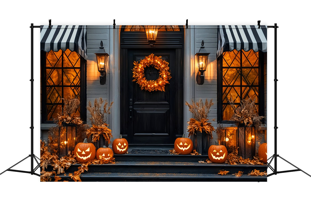 Halloween Backdrop Ideas Elegant Pumpkin Porch Backdrop LXX58-49