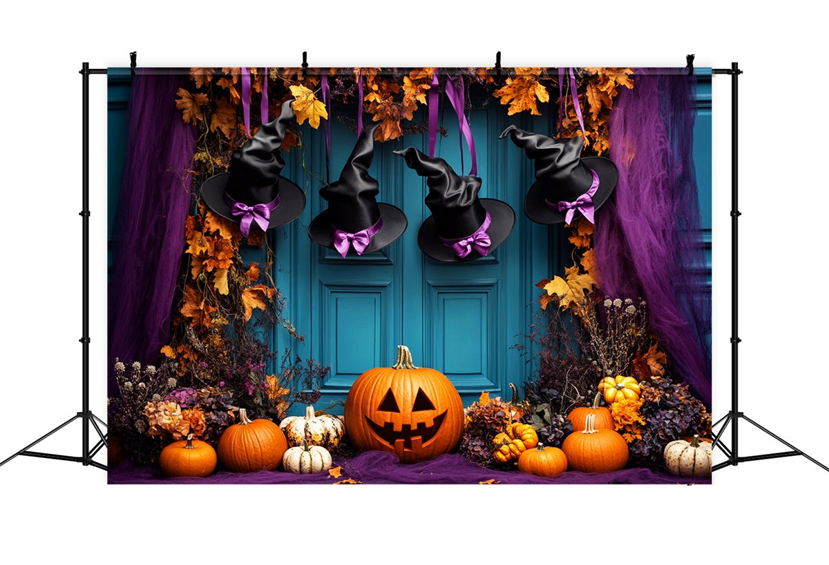 Halloween Backdrops Witch Hat Doorway Magic Backdrop LXX58-50