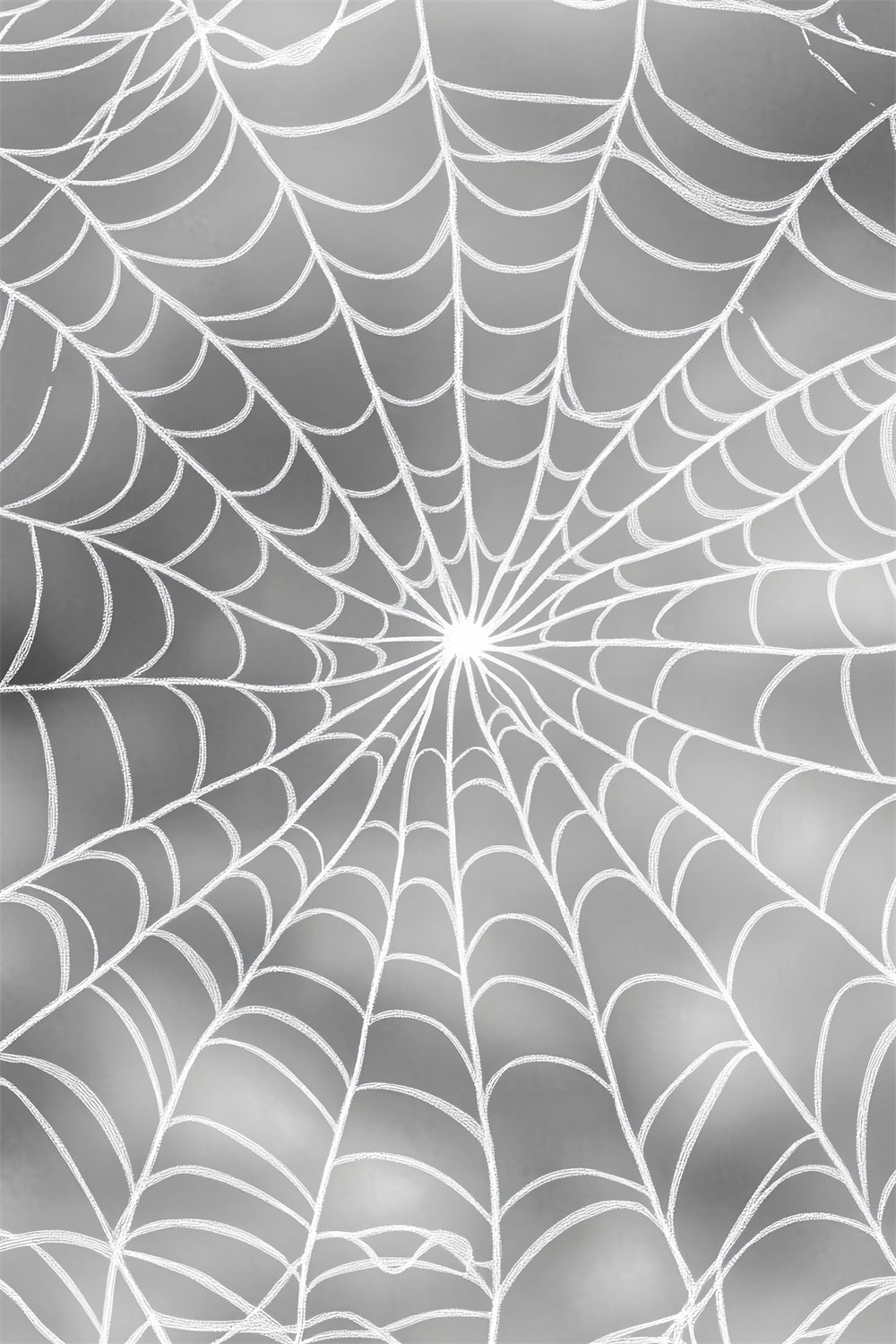Halloween Color Backdrop Silver Spiderweb Pattern Design Halloween Photo Backdrop LXX59-148