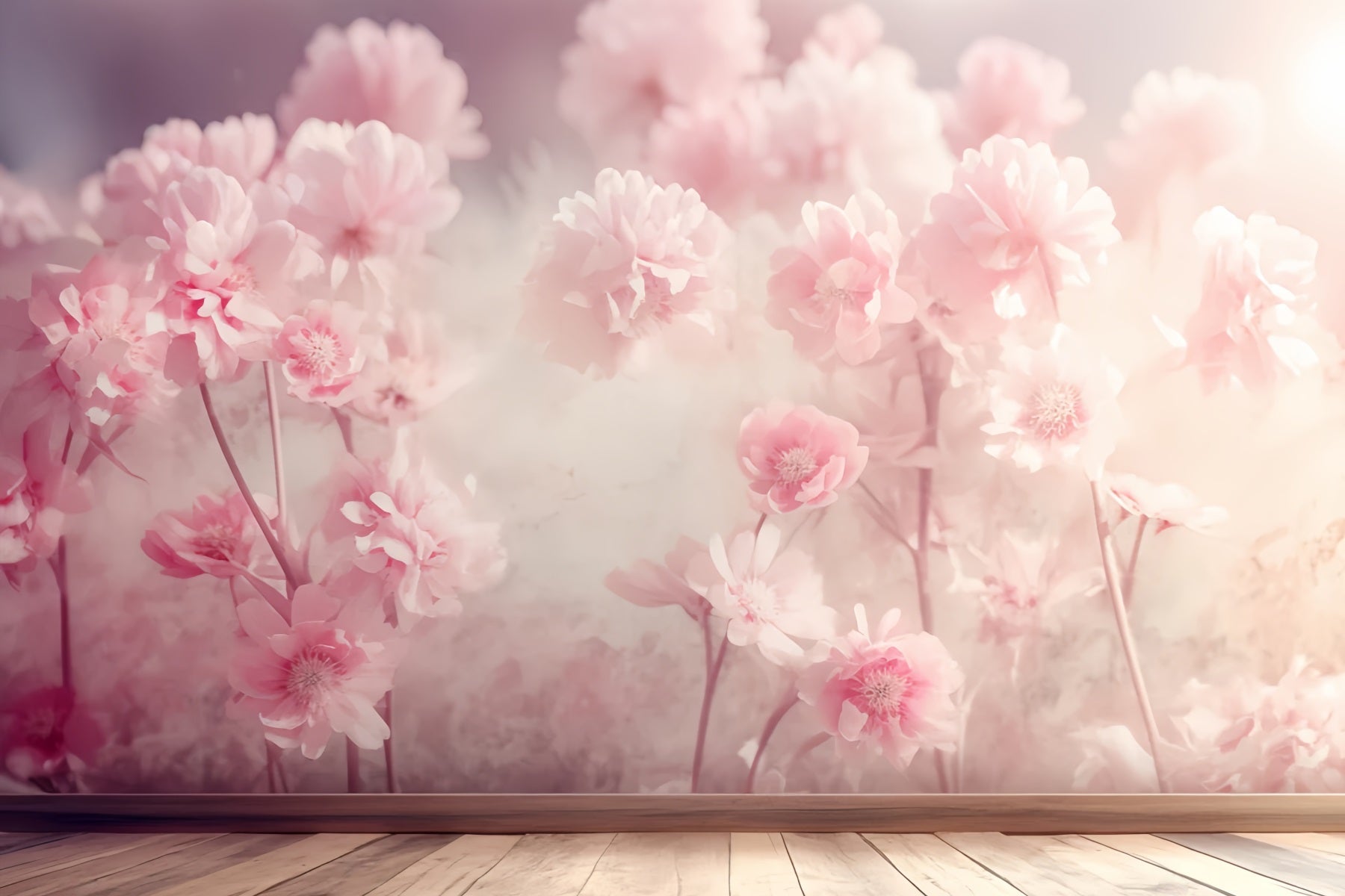 Abstract Backdrop Blush Cherry Blossom Bloom Photography Dance Backdrop LXX59-27