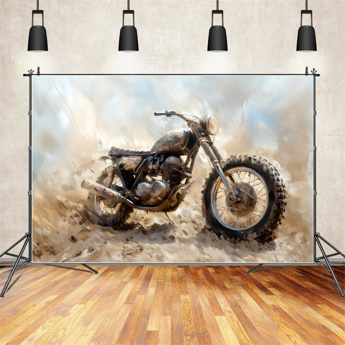 Sports Backdrop Dirt Bike Racing Adventure Sports Backdrops for Photography LXX59-318