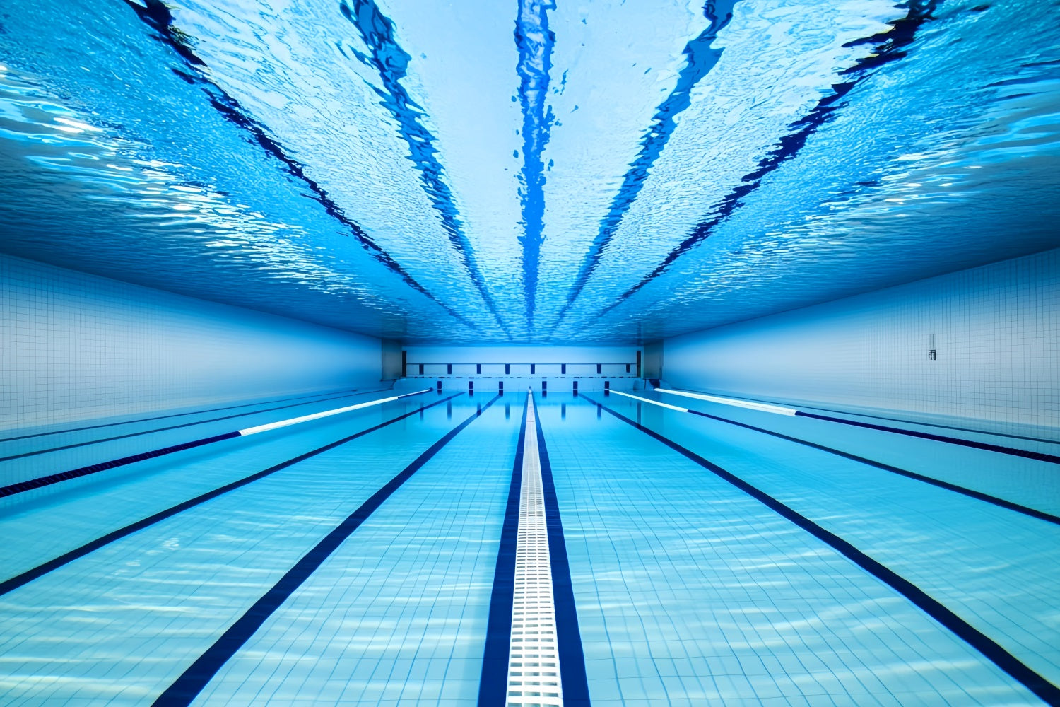 Sports Backdrop Blue Underwater Swimming Lanes Sports Backdrops LXX59-319