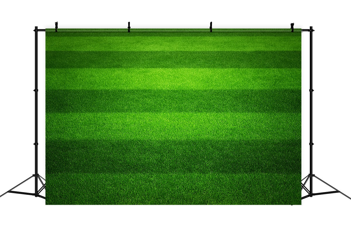 Sports Backdrop Striped Green Turf Field Football Field Backdrop LXX59-323