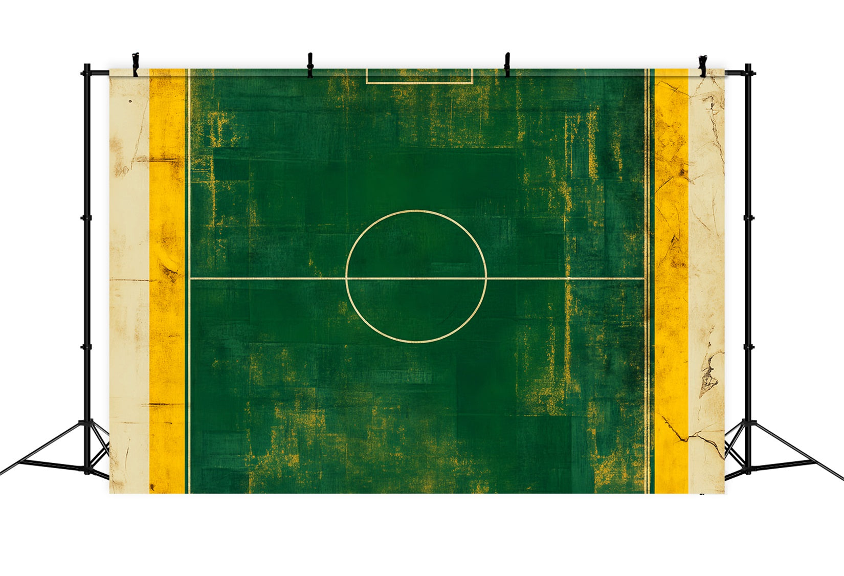 Soccer Backdrops Vintage Green Soccer Field Sports Backdrops LXX59-329