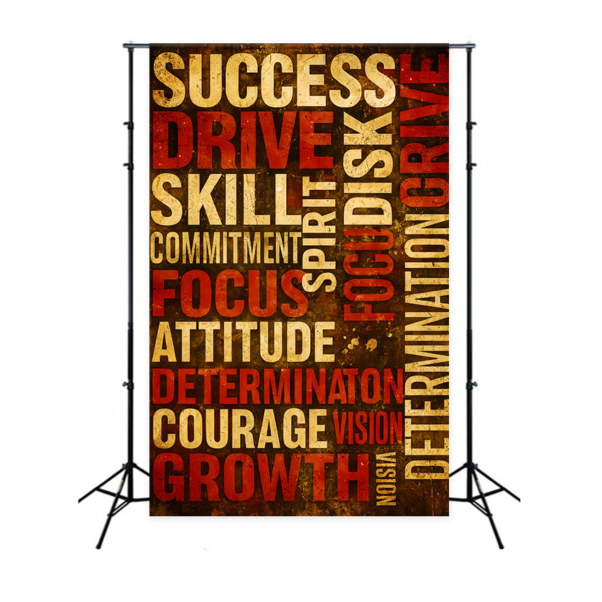Sports Backdrop Motivational Sports Typography Words Sports Backdrops LXX59-333