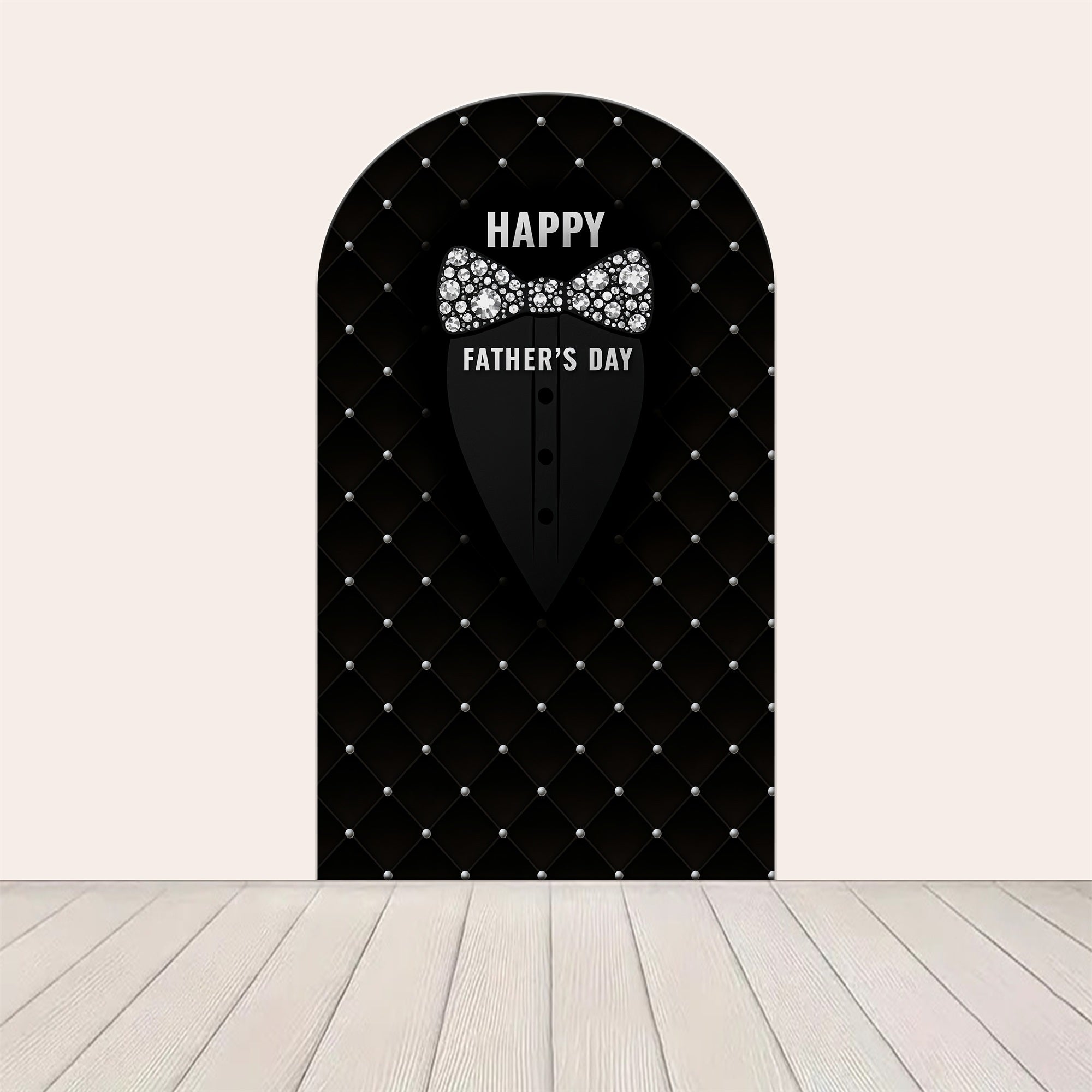 Arch Backdrops Diamond Bow Tie Father's Day Party Backdrop LXX59-371