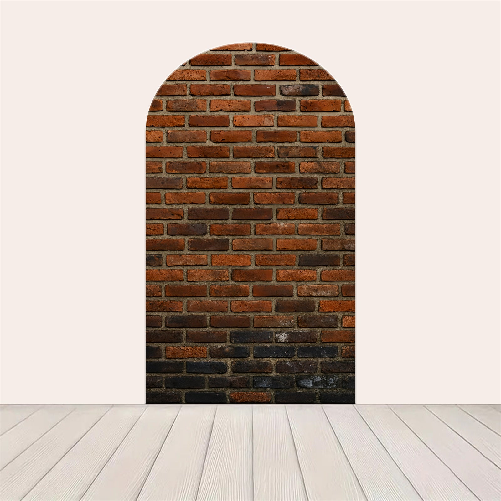 Arch Backdrops Retro Brown Brick Wall Custom Backdrop for Party LXX59-376