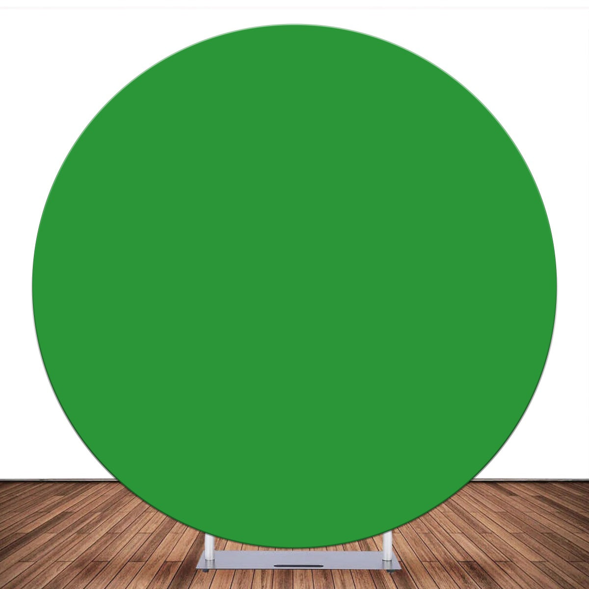 Custom Round Backdrop Vivid Pure Green Solid Color Backdrop LXX59-402