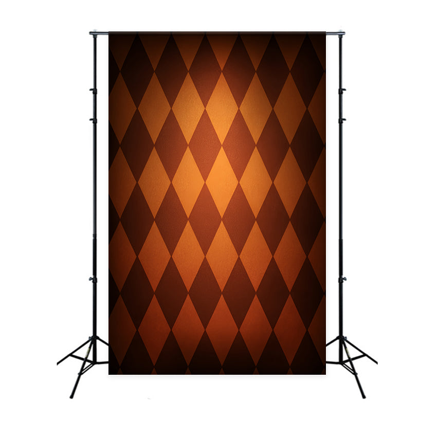Professional Portrait Backdrop Amber Diamond Pattern Texture Portrait Backdrops LXX59-439