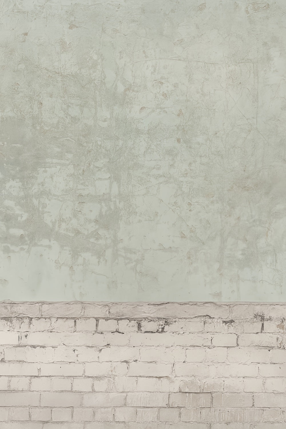 Concrete Photo Backdrop Aged White Brick Texture Portrait Backdrops LXX59-446
