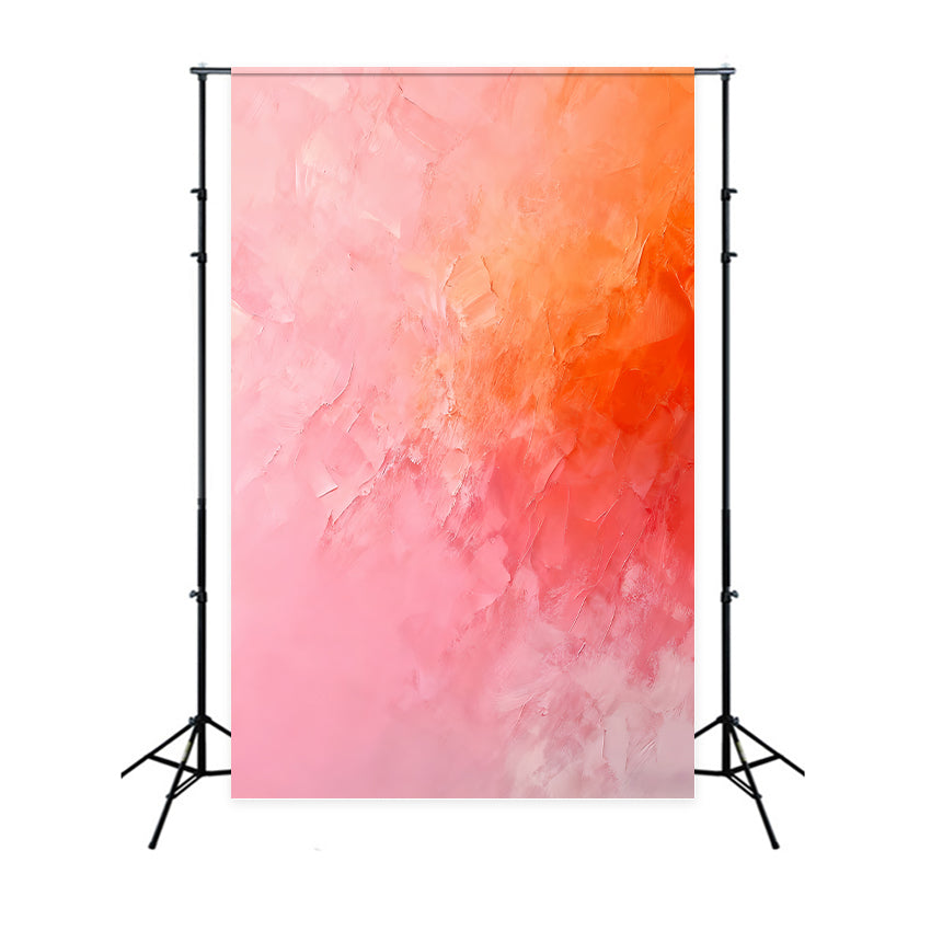 Portrait Backdrop Soft Pink Orange Texture Portrait Photo Backdrop LXX59-448