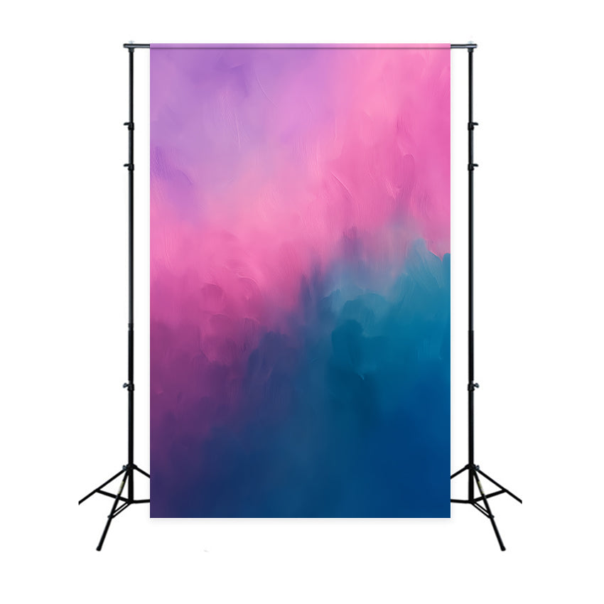 Portrait Photography Backdrop Dreamy Purple Blue Gradient Portrait Backdrop LXX59-449