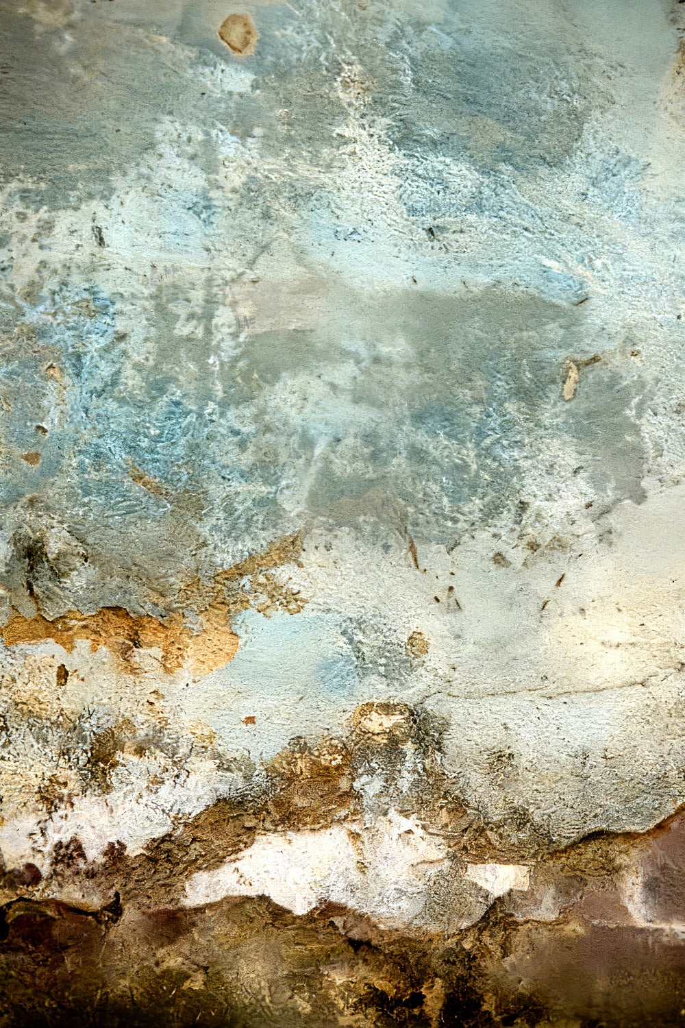 Concrete Wall Backdrop Weathered Blue Earth Texture Portrait Studio Backdrop LXX59-456