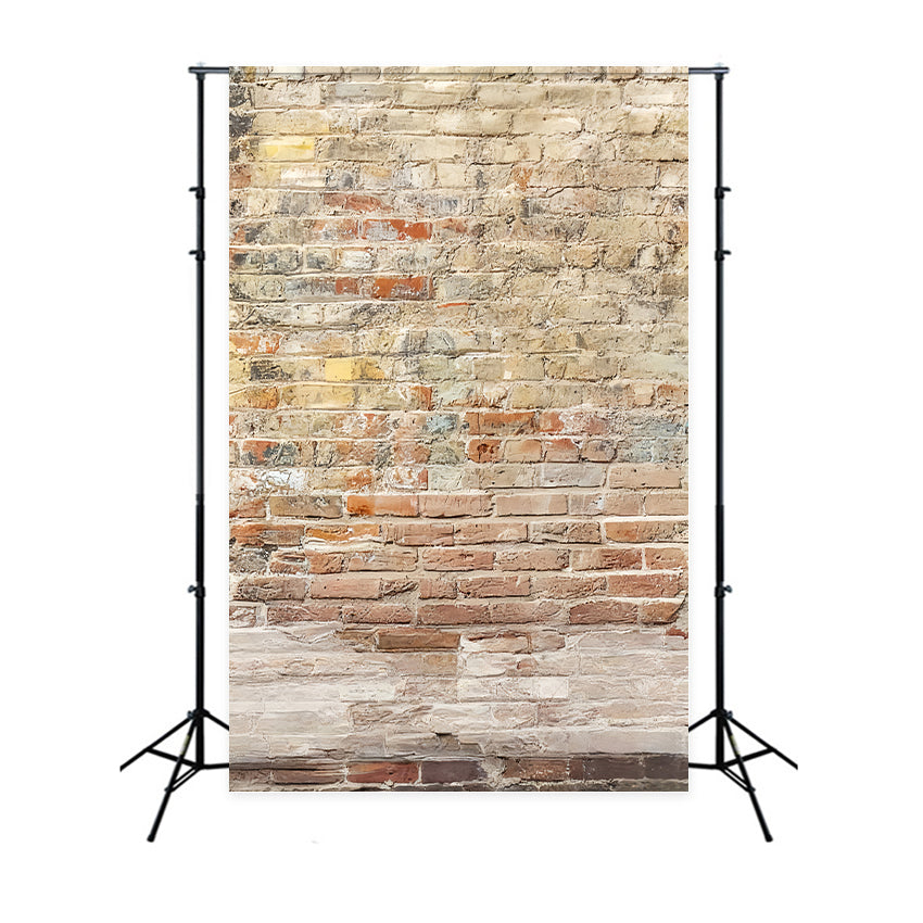 Concrete Backdrop Vintage Brick Wall Texture Portrait Photo Backdrop LXX59-457