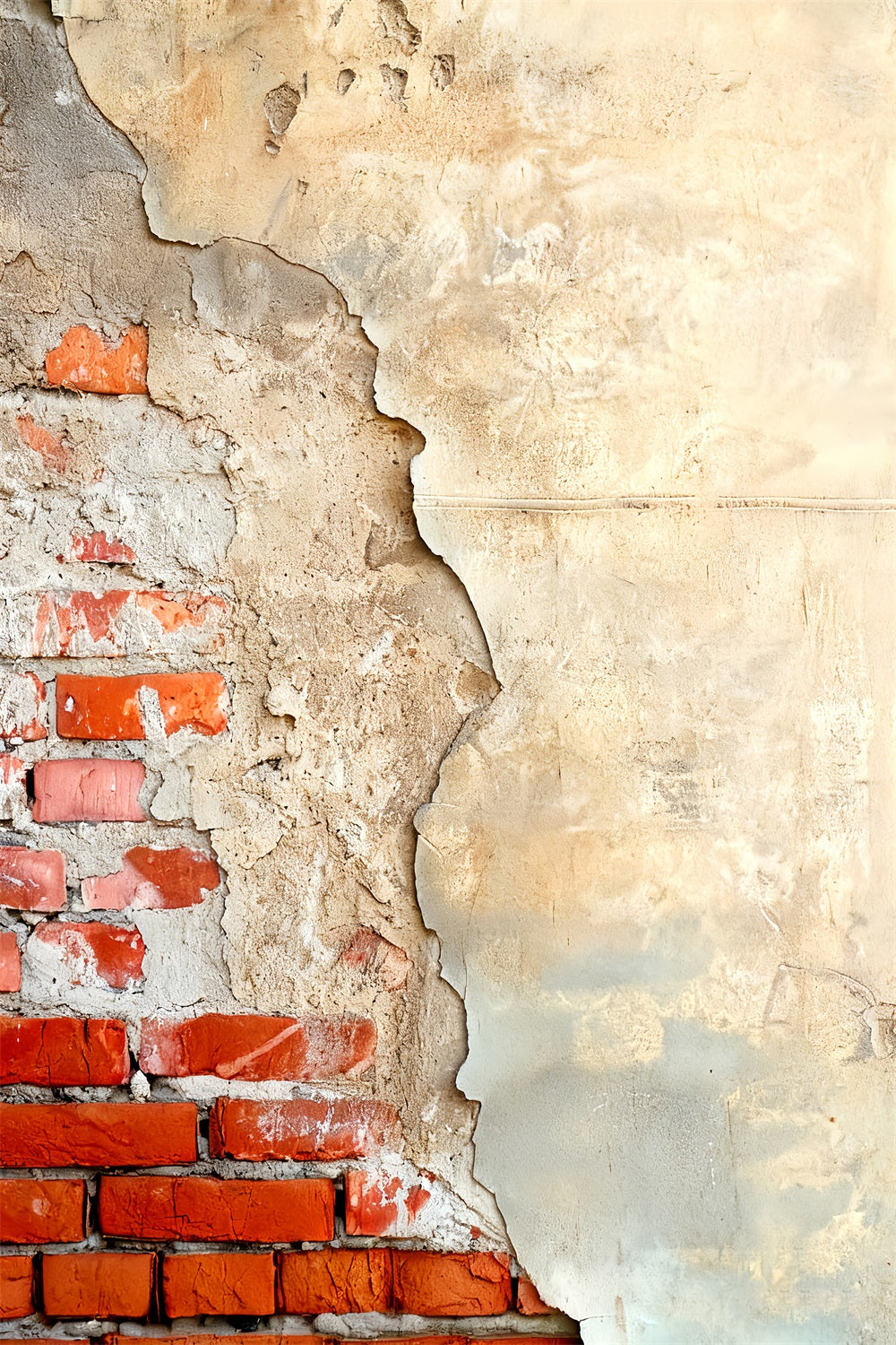 Concrete Wall Backdrop Exposed Brick Plaster Texture Portrait Backdrops LXX59-460