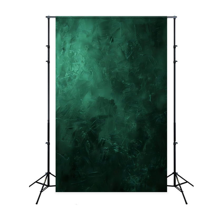 Portrait Backdrop Deep Emerald Textured Surface Portrait Photo Backdrop LXX59-461