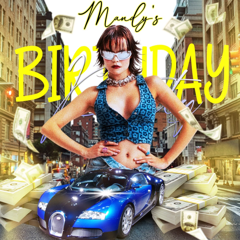 Customized Backdrop For Birthday Street Luxe Bash Backdrop LXX6-63