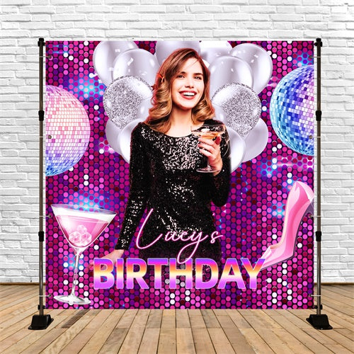 Birthday Backdrop Ideas Sequins Sparkles Party Custom Backdrop LXX6-73