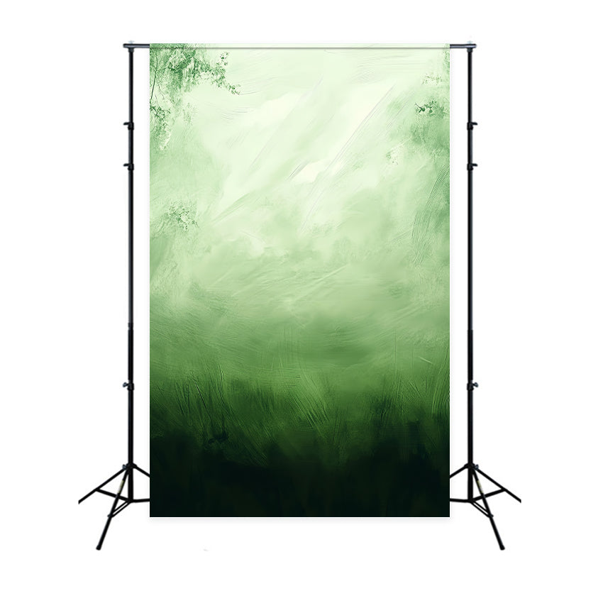 Portrait Photo Backdrops Soft Mint Painterly Wash Green Photography Backdrop LXX61-10