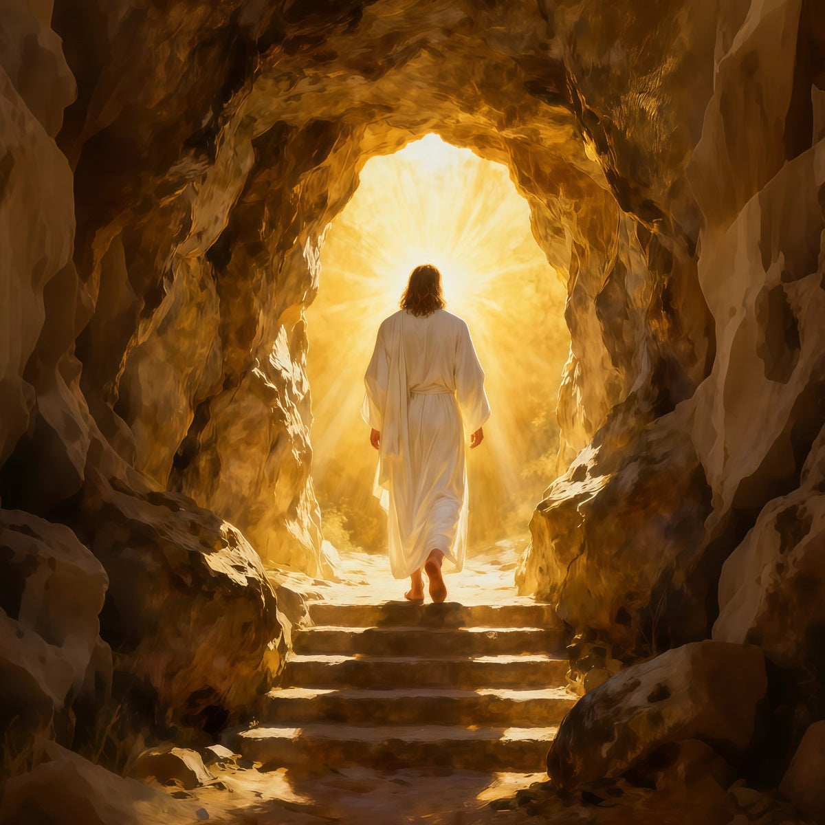 Christian Easter Backdrop He Is Risen Morning Glory Easter Backdrops For Pictures LXX61-135