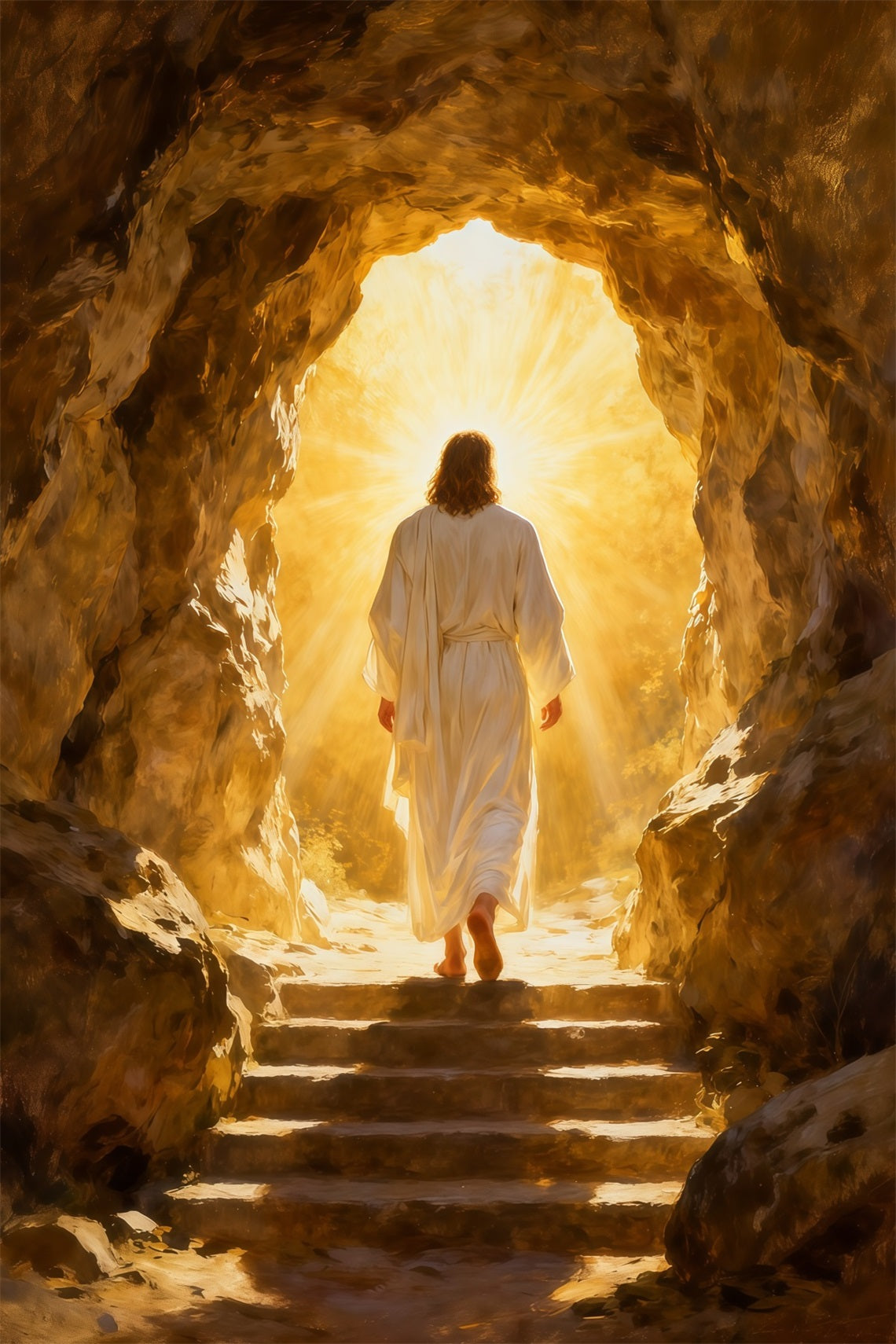 Christian Easter Backdrop He Is Risen Morning Glory Easter Backdrops For Pictures LXX61-135