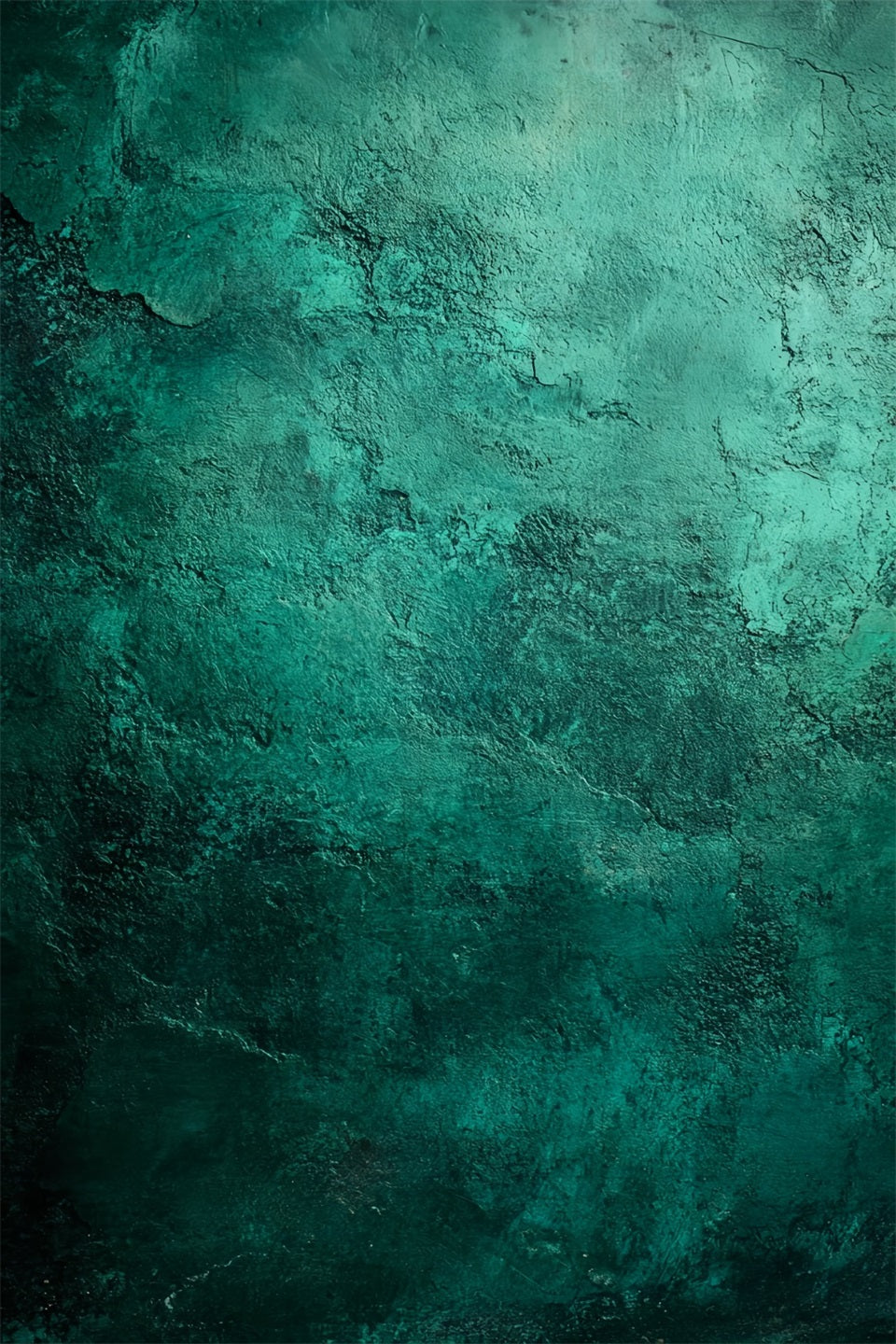 School Portrait Backdrop Emerald Aged Plaster Wall Dark Green Backdrop LXX61-8